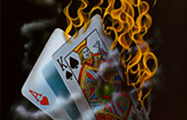 burning cards